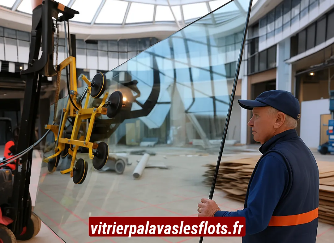 Remplacement de vitrine magasin Palavas-les-Flots